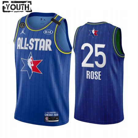 Maglia NBA Detroit Pistons Derrick Rose 25 2020 All-Star Jordan Brand Blu Swingman - Bambino